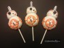 524sp Star Wonders BB Eight Chocolate or Hard Candy Lollipop Mold
